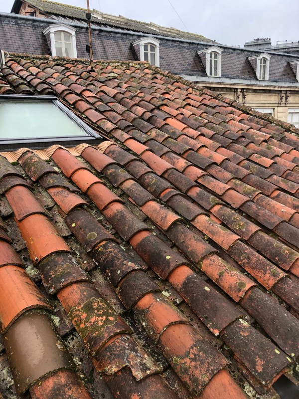 Changement de tuiles pour cause de fuite sur Bordeaux
