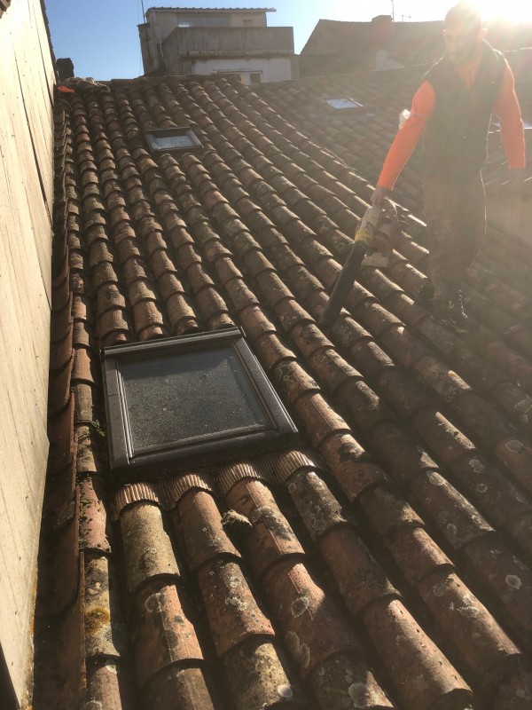 Nettoyage de toiture sur Arcachon